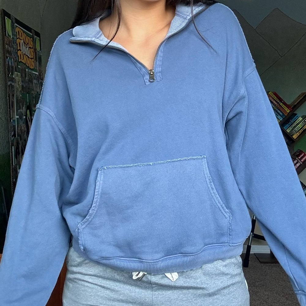 Blue Aerie Quarter Zip